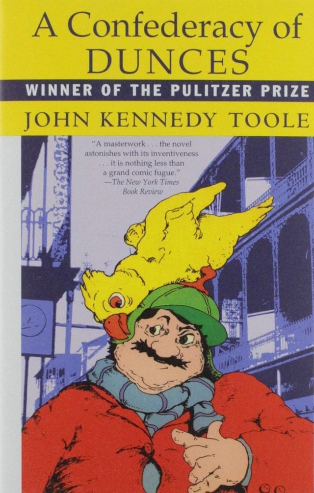 The cover for a confederacy of Dunces