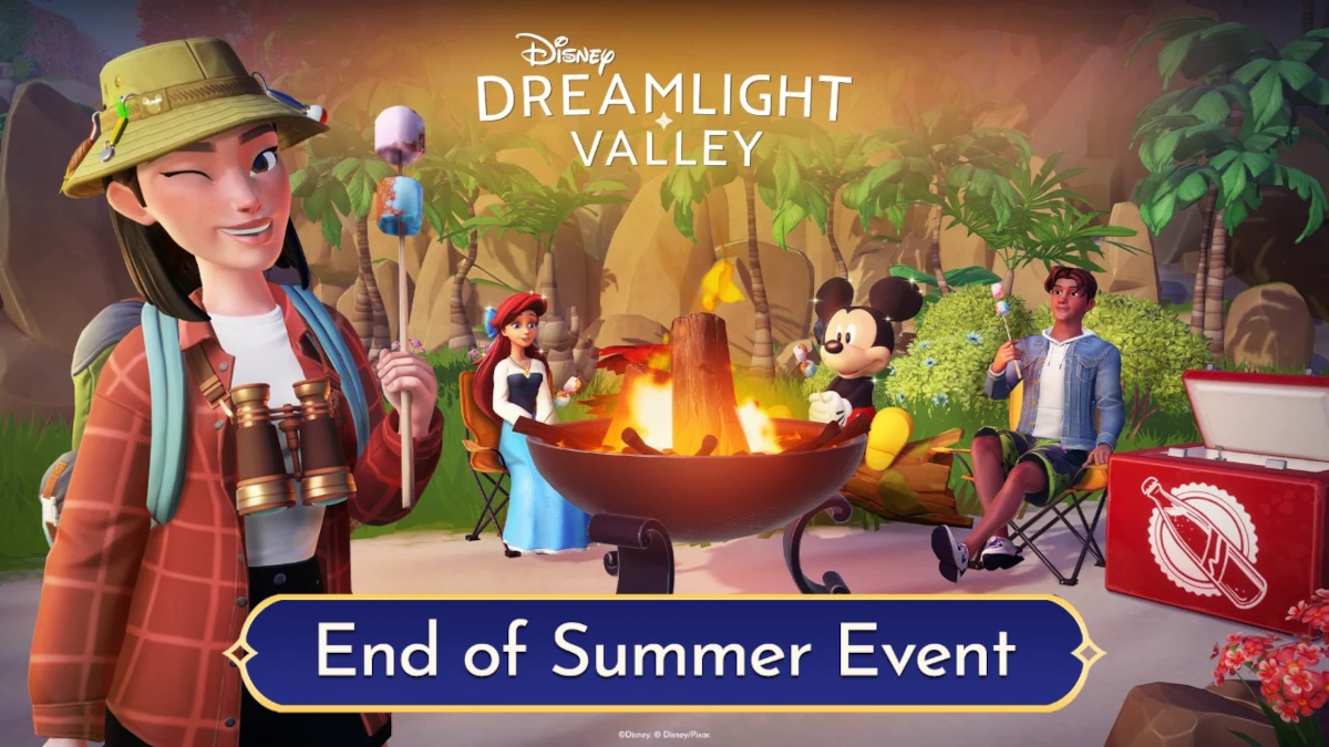 End of Summer event artwork in Disney Dreamlight Valley