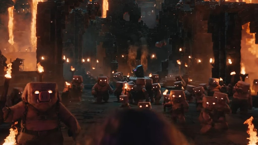 Every mob shown in the Minecraft movie trailer