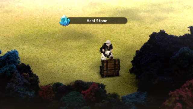 Fantasian Neo Dimension hands-on preview - chest with heal stone