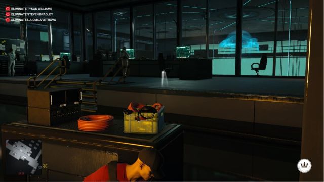 flicking coin in haven island lab hitman world of assassination