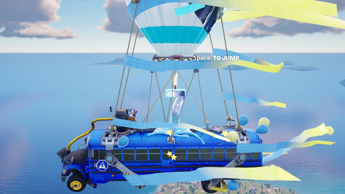 Fortnite wishing bus driver a happy birthday