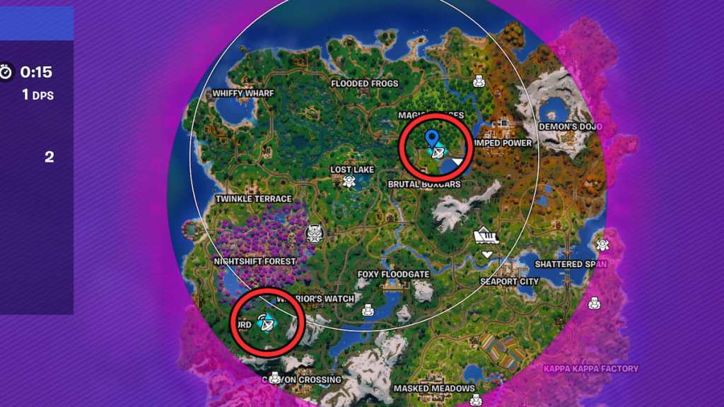 Fortnite Storm forecast towers during Chapter 6 Season 1