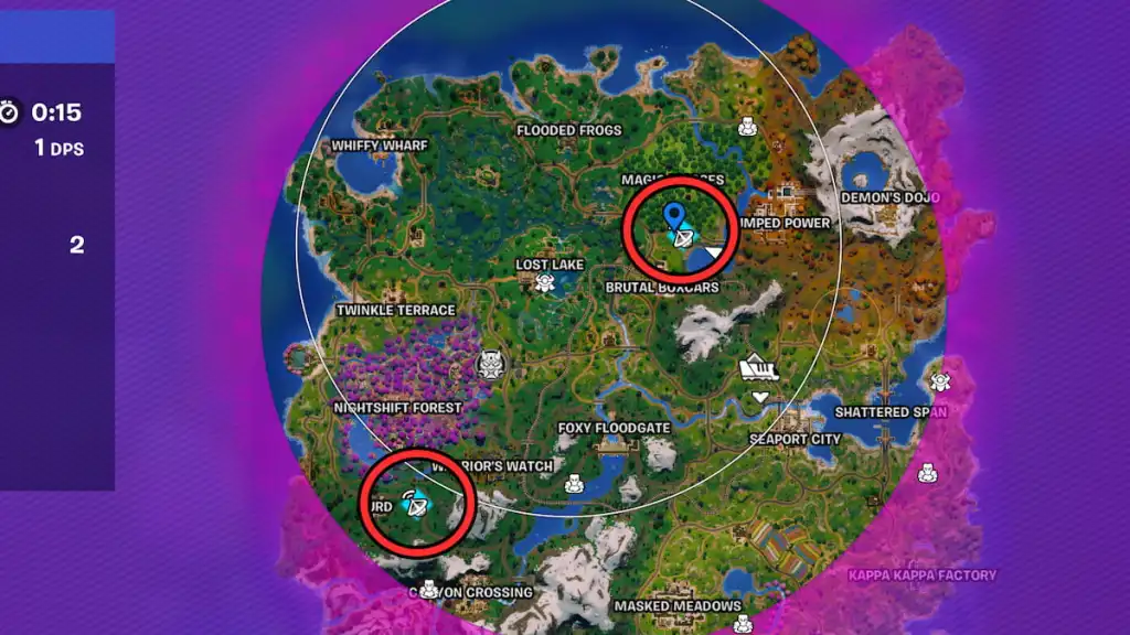 Fortnite Storm forecast towers during Chapter 6 Season 1