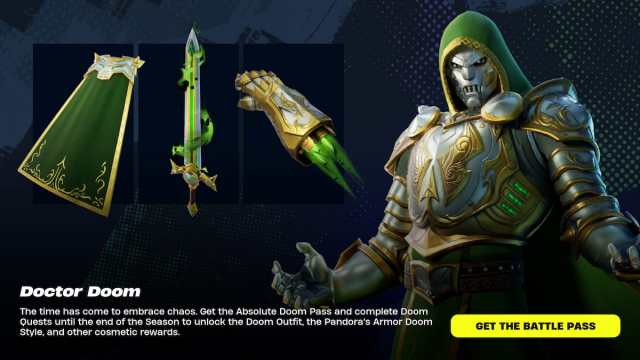 Cómo desbloquear la piel de Doom en Fortnite Capítulo 5, Temporada 4