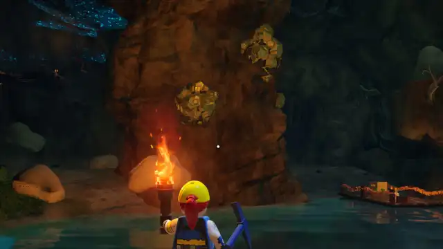 Cómo conseguir mineral de oro en LEGO Fortnite