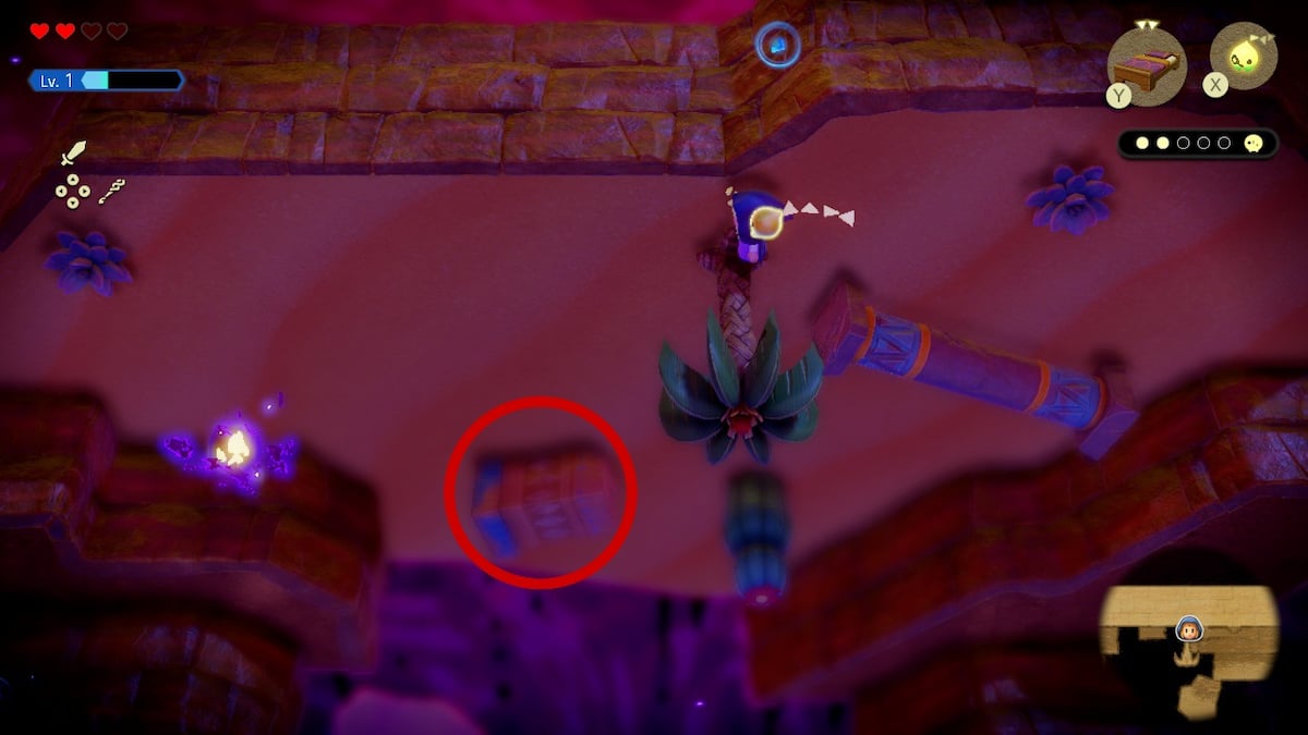 Dónde encontrar a los amigos de Tri en Zelda Echoes of Wisdom Stilled Desert Temple Ruins