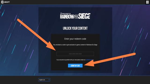 How to redeem Rainbox Six Siege codes