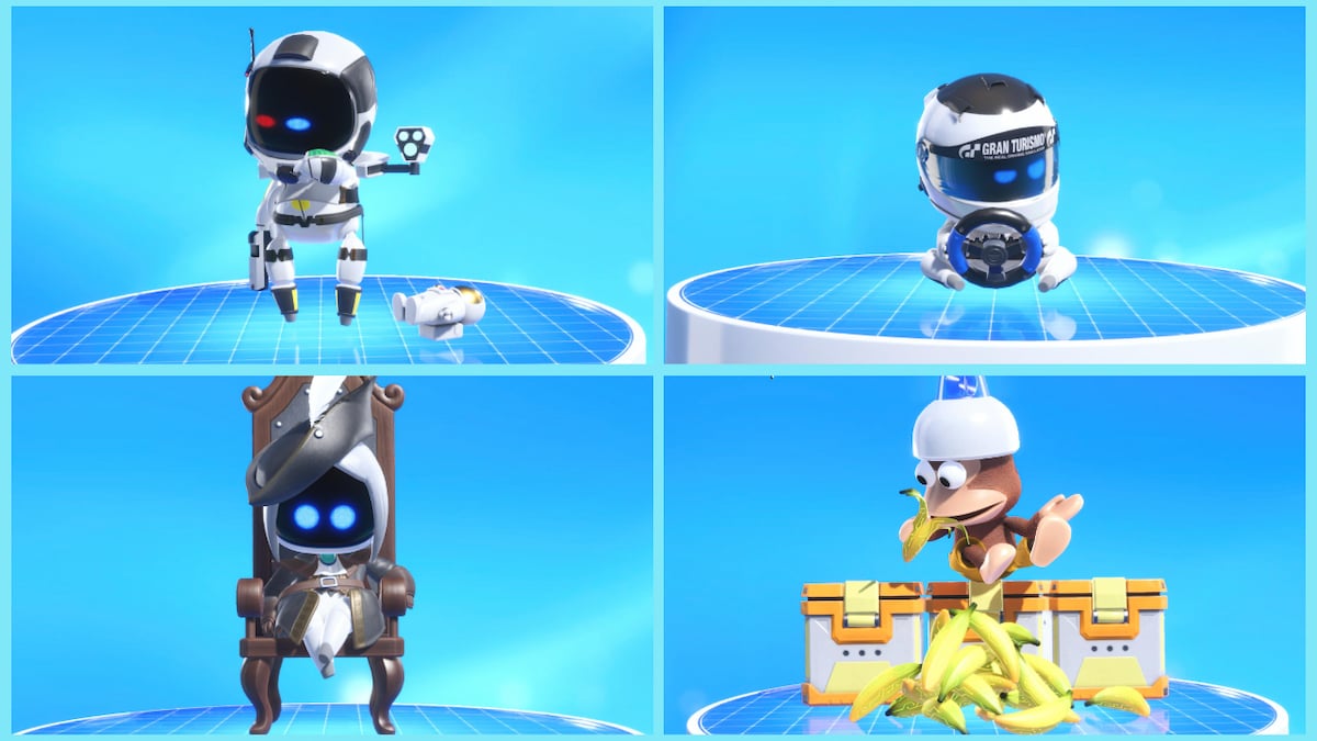 Cómo desbloquear y transferir personajes de Astro's Playroom a Astro Bot