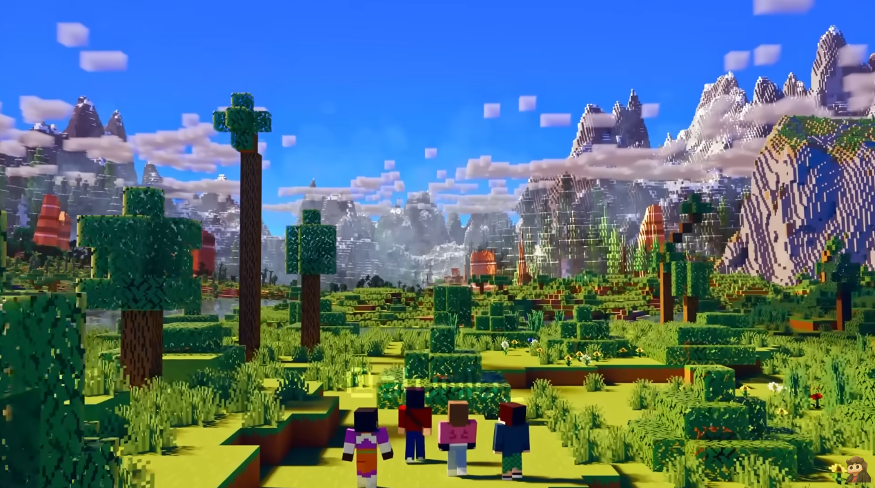 The Minecraft gang in the Minecraft movie