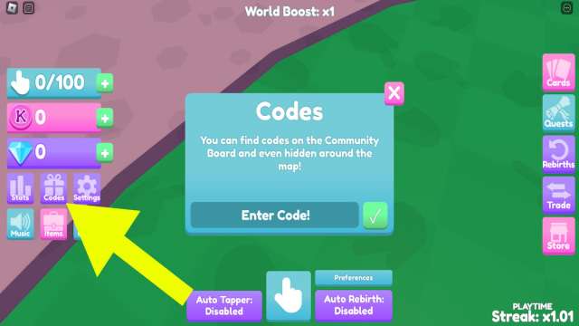 How to redeem codes in K-Cards. 