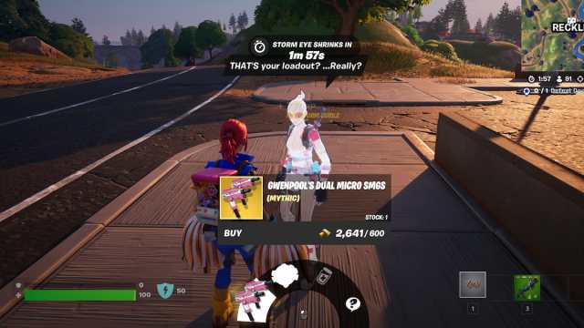 Cómo conseguir los Dual Micro SMGs Mythic de Gwenpool en Fortnite