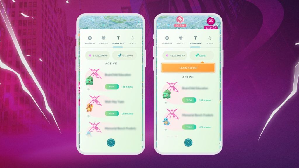 What are Max Particles and Power Spots in Pokémon Go