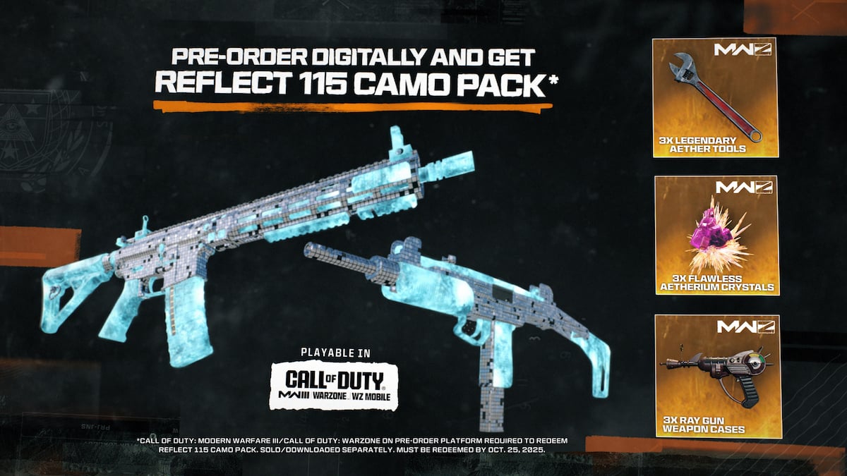 How to get the Reflect 115 camo in MW3 and Warzone