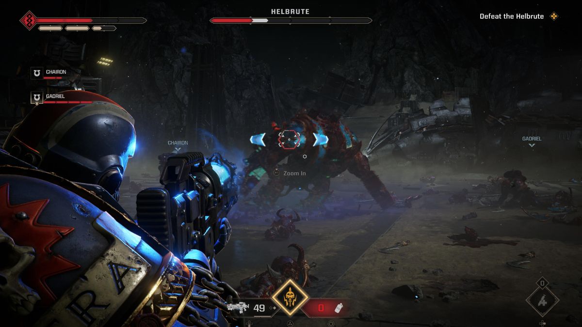 How to defeat the Hellbrute boss in Warhammer 40K: Space Marine 2