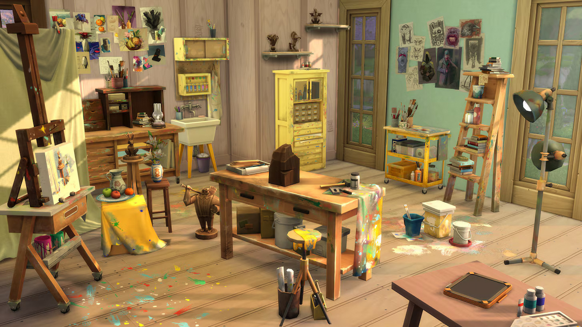 Fecha de lanzamiento de los Sims 4 Storybook Nursery y Artist Studio Kits y características del modo Construir