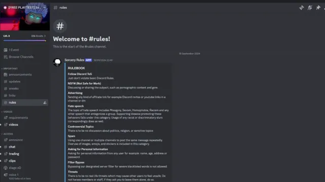 Hechicería Trello Link y servidor Discord – Roblox