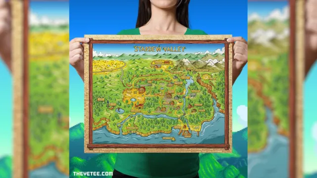 Stardew Valley Map Poster