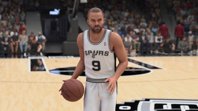 Tony Parker, one of the best point and shooting guards in NBA 2K25 MyTEAM.