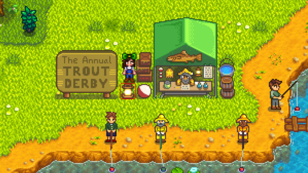 Trout Derby takes place on Summer 21-22 in Stardew Valley