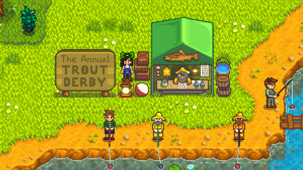 Trout Derby takes place on Summer 21-22 in Stardew Valley