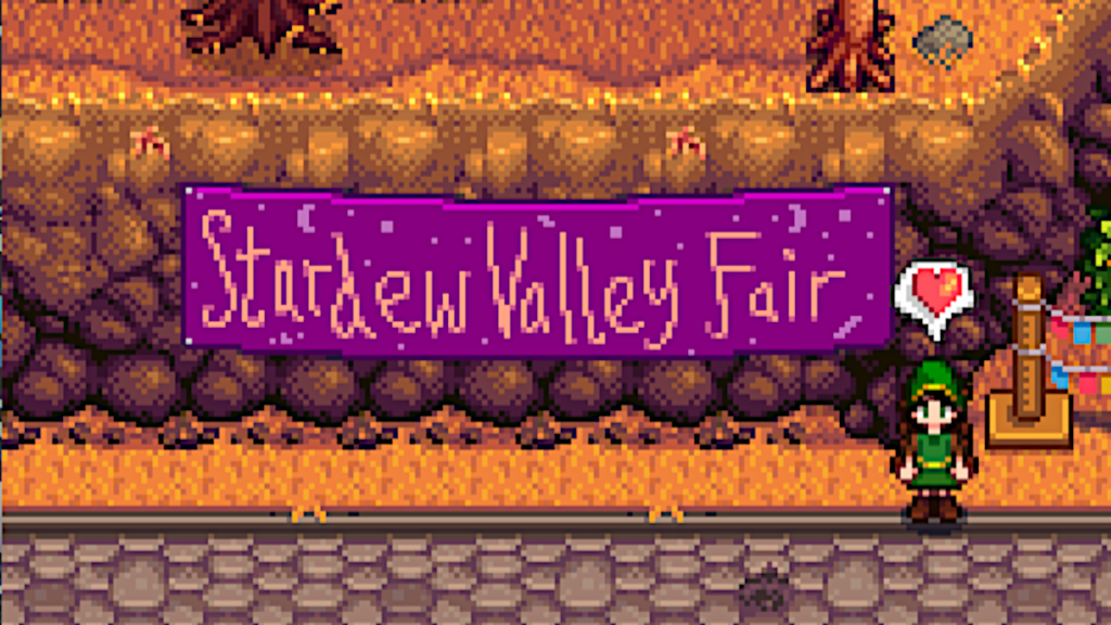 Calendario de festivales de Stardew Valley, artículos únicos de cada festival