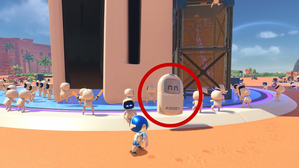 How to look at your collection in Astro Bot