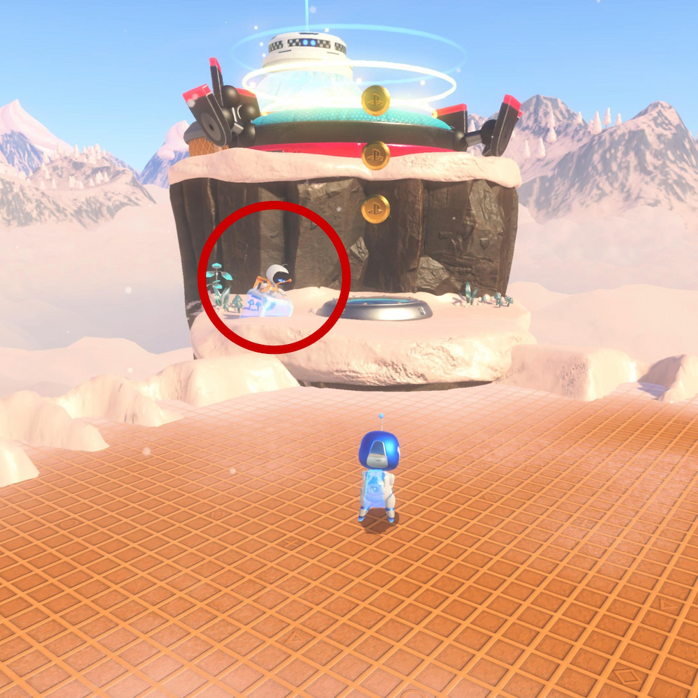 All Gorilla Nebula bot locations in Astro Bot