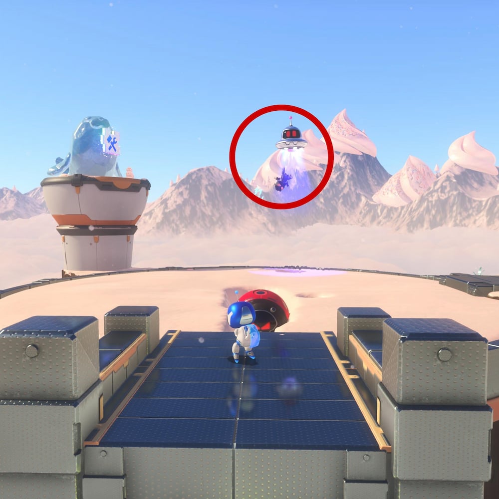 Psychic Menace Astro Bot location