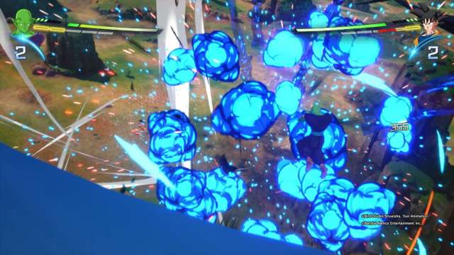 Block projectiles like Kamehameha in Dragon Ball: Sparking Zero