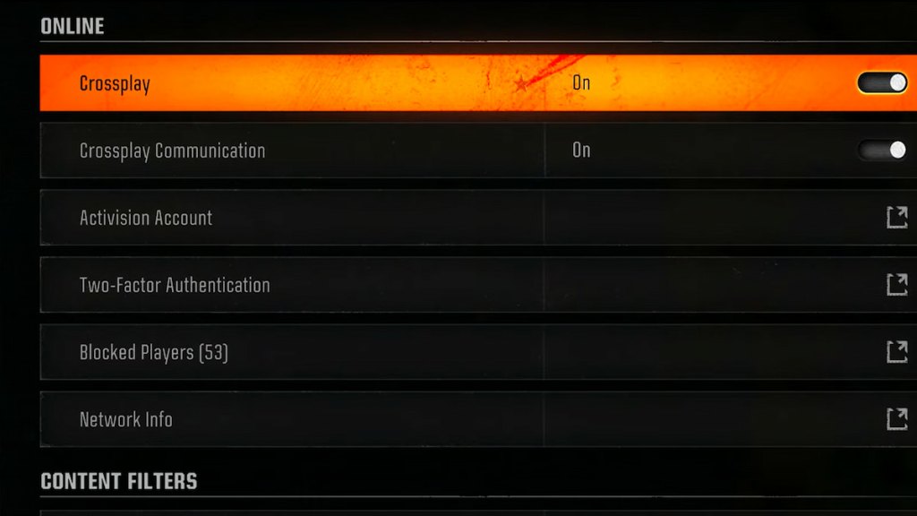 Black Ops 6: How to disable Crossplay