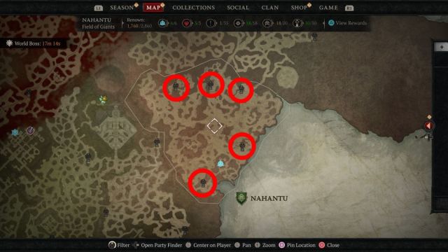 All Tenets of Akarat locations in Diablo 4