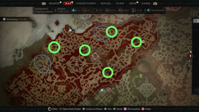 All Tenets of Akarat locations in Diablo 4