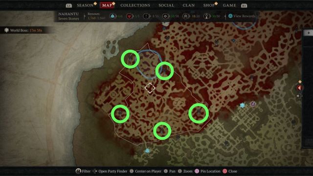 All Tenets of Akarat locations in Diablo 4