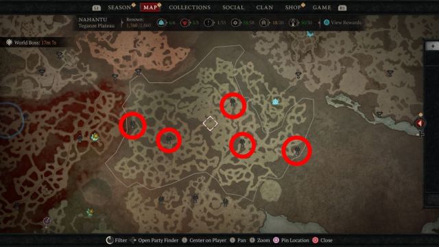 All Tenets of Akarat locations in Diablo 4