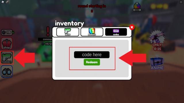 How to redeem Hide or Die codes