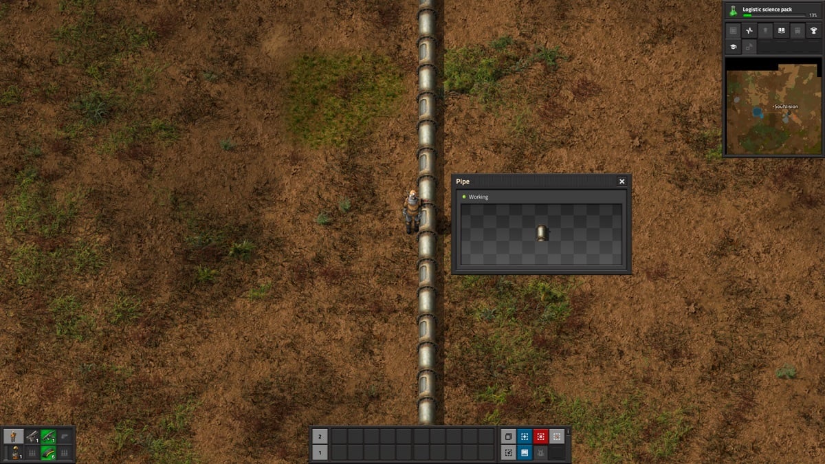 Cómo arreglar la tubería sobreextendida en Factorio Space Age