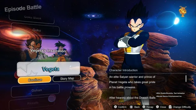 Todos los caminos ramificados de Vegeta en Dragon Ball Sparking Zero y cómo desbloquearlos