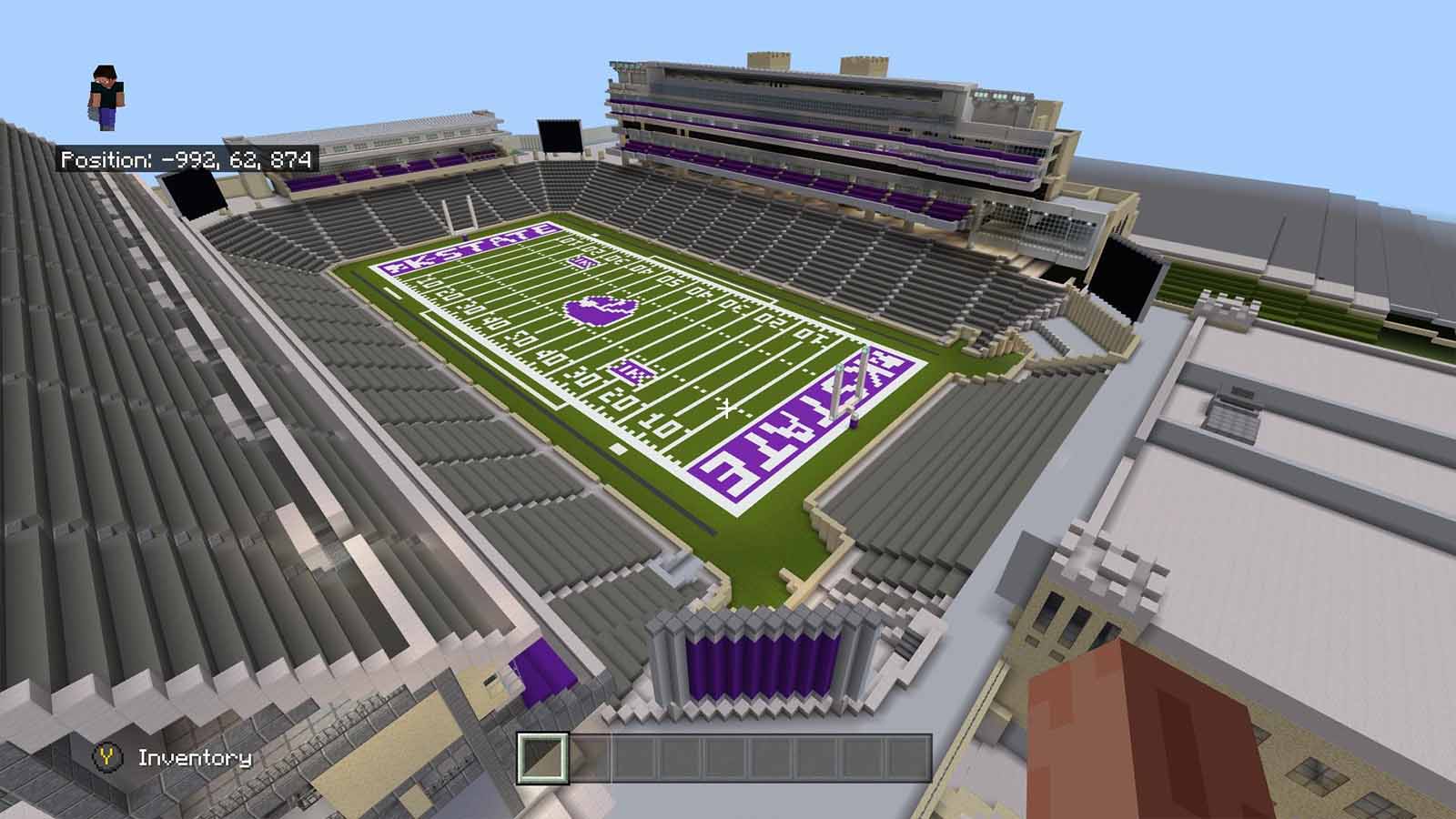 Football Stadium in Minecraft