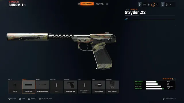 The Best Stryder .22 Loadout in Call of Duty Black Ops 6