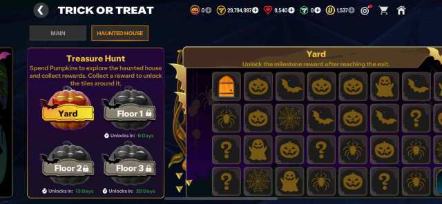 Trick or Treat promo in FC Mobile