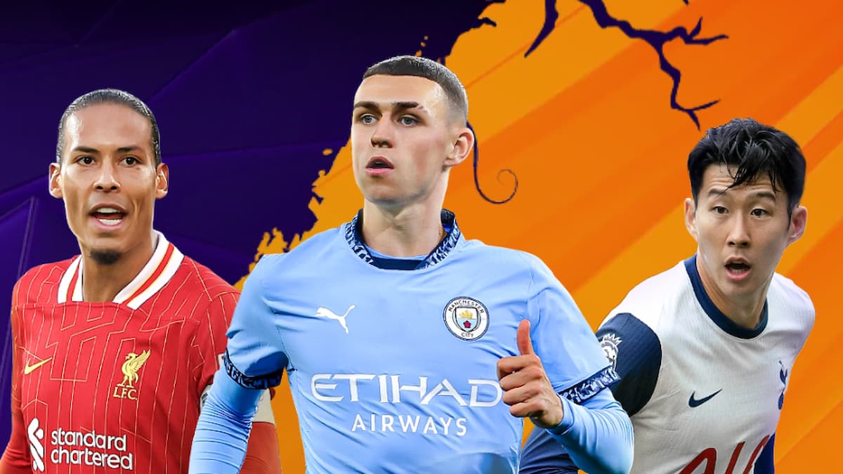 Virgil van Dijk, Phil Foden, and Son Heung-min in FC Mobile