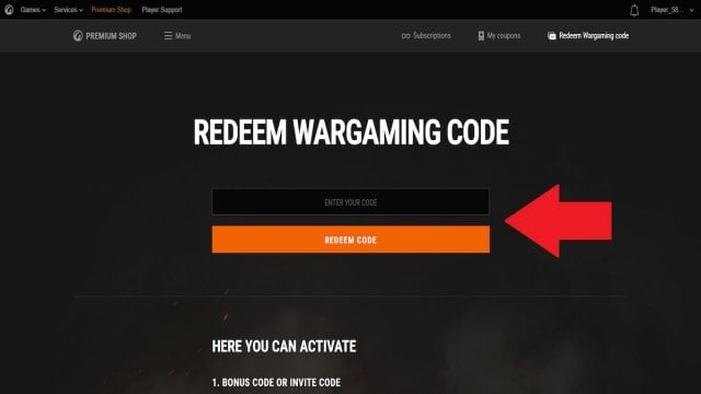 How to redeem World of Warships codes