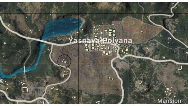 An image of Yasnaya Polyana region in PUBG Mobile