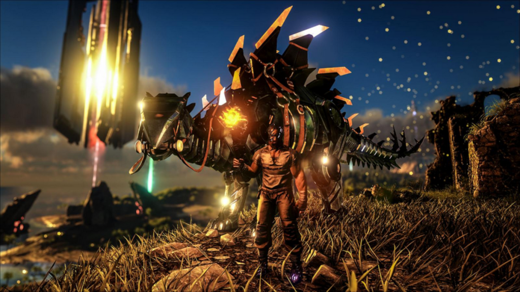 A screenshot from ARK: Survival Evolved.