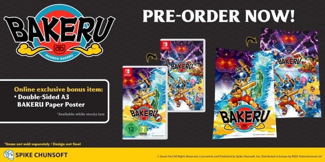 Bakeru bangs the drum for a physical Switch release in February 2025