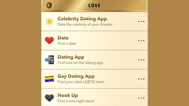 BitLife hook up option in love menu