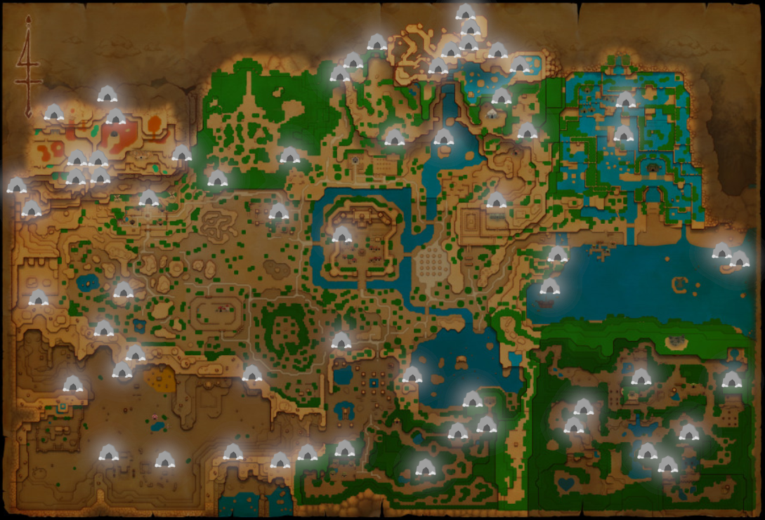 All caves in Zelda: Echoes of Wisdom