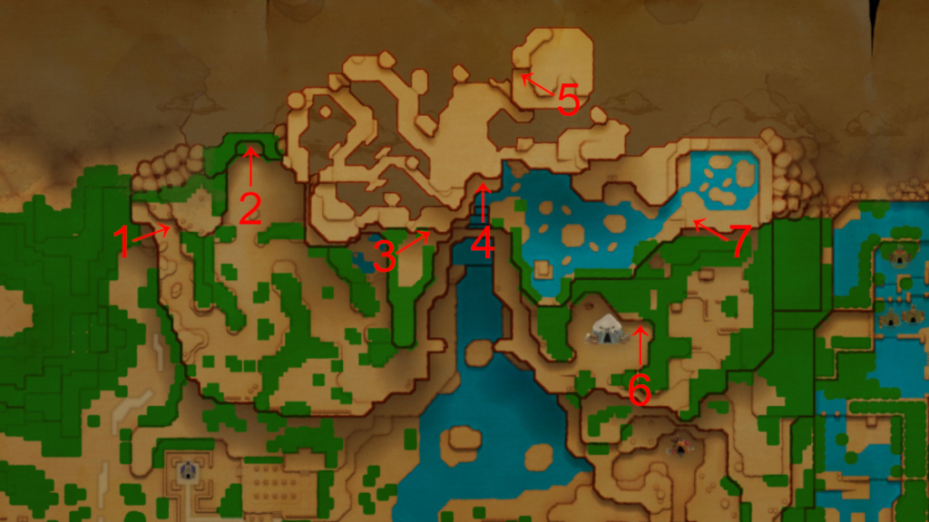 All cave locations and rewards in Zelda Echoes of Wisdom