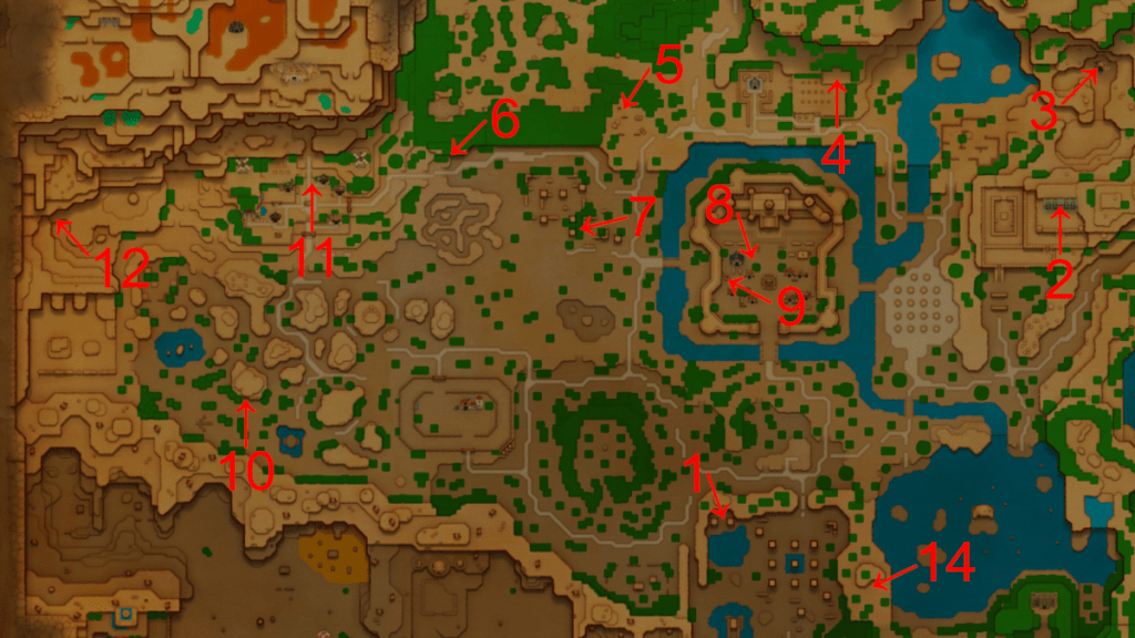 All cave locations and rewards in Zelda Echoes of Wisdom